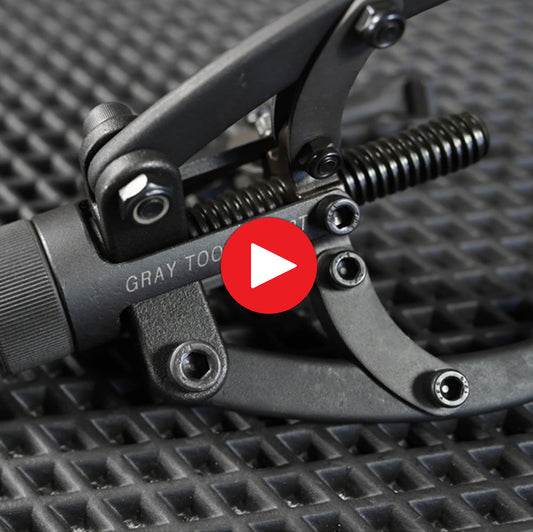 12 Ton Capacity. 2/3 Jaw Single Operator Puller