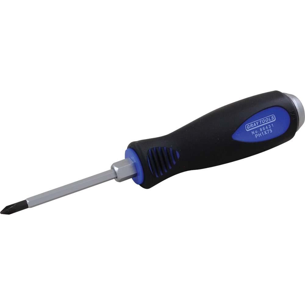 Phillips®. Hex Shank Heavy Duty Comfort Grip Screwdrivers